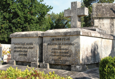 Túmulos de António Feijó e de sua mulher D. Maria Carmen Mercedes Joana Lewin