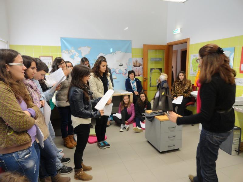 Visita do Curso de Animador Sociocultural da Escola Secundária de Ponte de Lima
