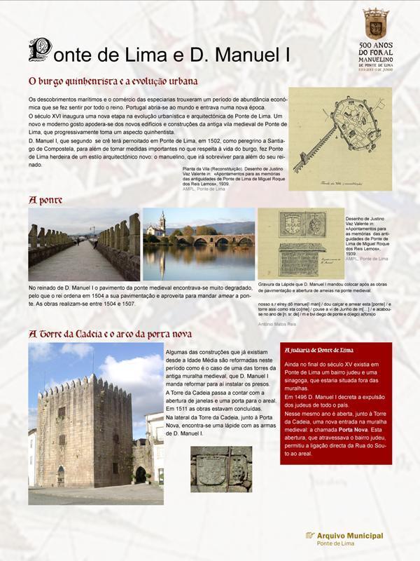 500 anos do foral manuelino de Ponte de Lima