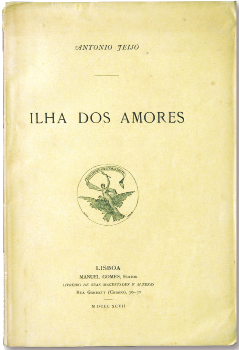 Capa da primeira edição de Ilha dos Amores (1897)